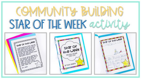 Star of the Week Community Building Activity for the Classroom