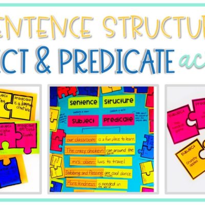 Subject and Predicate Puzzle Pieces