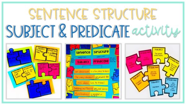 interactive subjects and predicates lesson