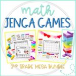 Math Jenga Games MEGA Growing Bundle for 2nd Grade - Life Between Summers