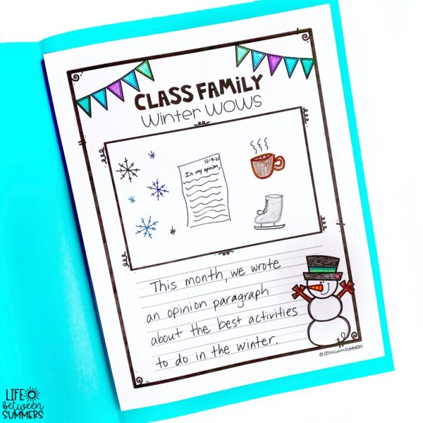 Our Class is a Family Activity - Life Between Summers