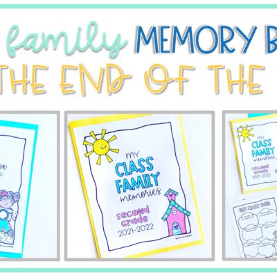 Class Family End of the Year Memory Books