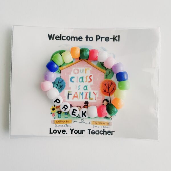 Our Class is a Family bracelets - Welcome Gifts for Back to School ...