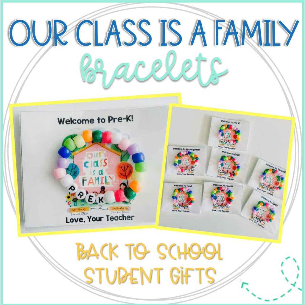 Our Class is a Family bracelets - Welcome Gifts for Back to School