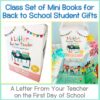 Mini Magic - Class Set of Mini Books: A Letter From Your Teacher on the First Day of School