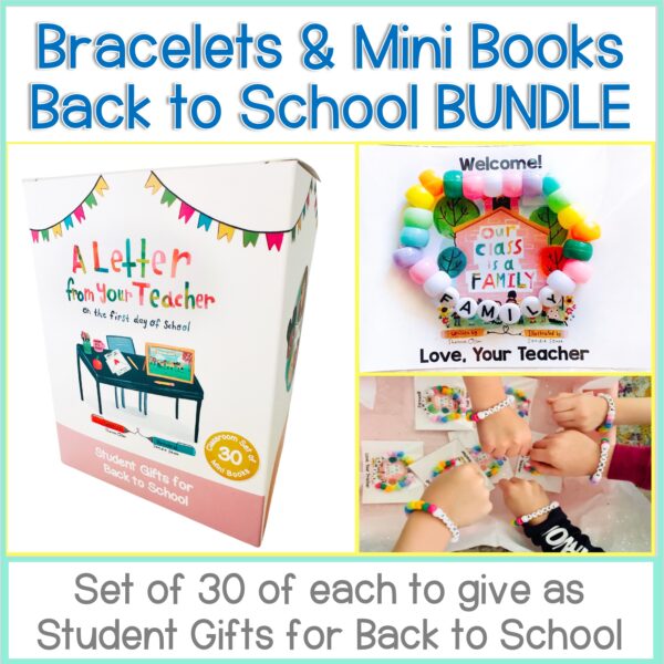 Class Set of Mini Books: A Letter From Your Teacher on the First Day of ...