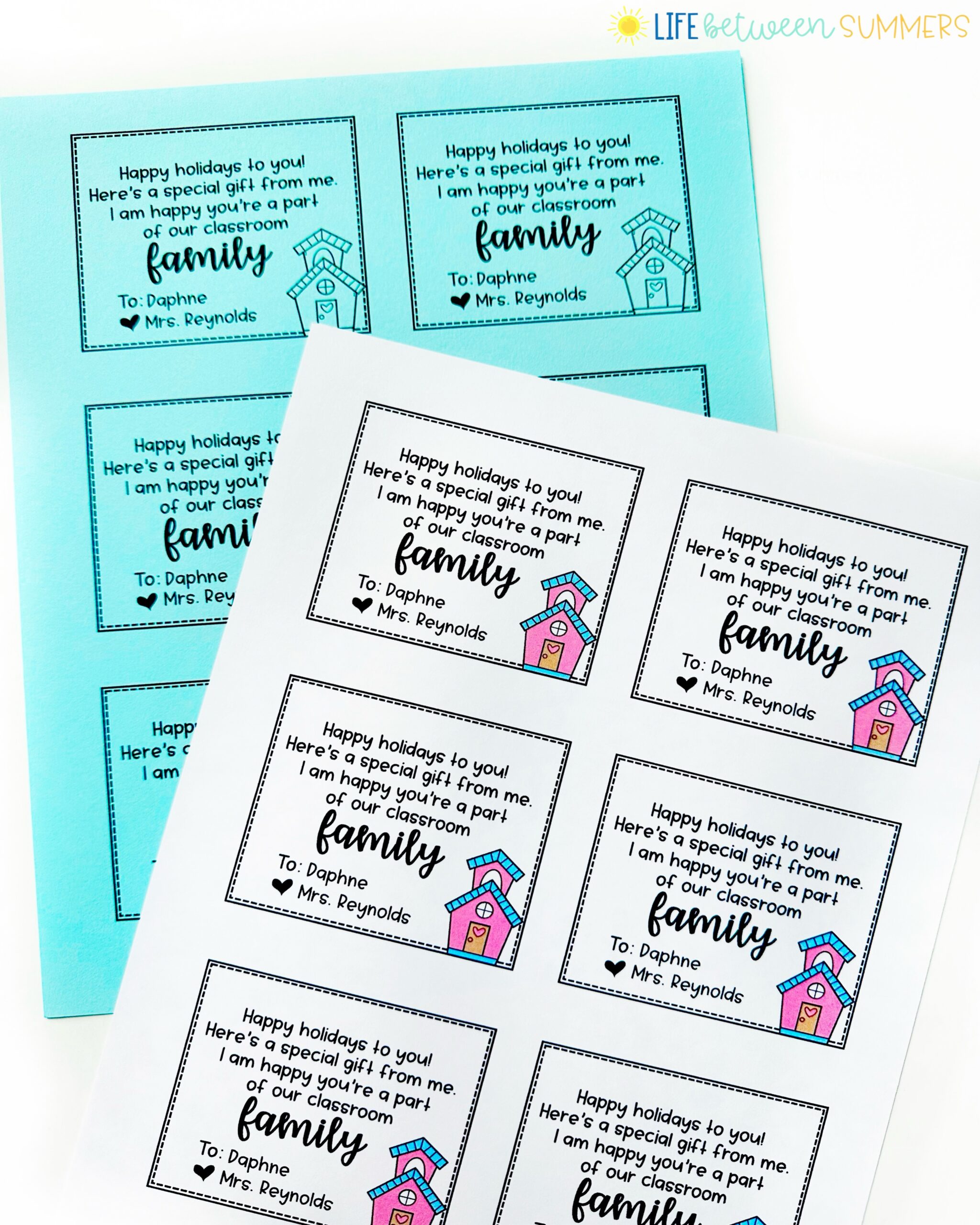Our Class is a Family Holiday Edition: Holiday Gift Tags for Student Gifts - Image 6