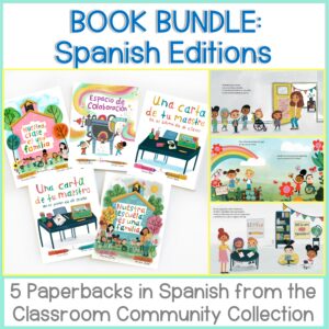 Spanish picture books for building classroom community